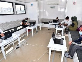 Karatay “Mobil EBA Destek Noktası” projesi hayata geçti
