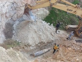 MSB: El-Babta tespit edilen 1 tonluk bomba imha edildi
