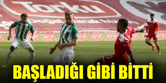 Başladığı gibi bitti | Konyaspor 0-0 Antalyaspor
