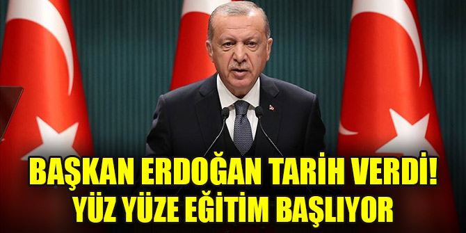 Cumhurbaşkanı Erdoğan: Köy okullarında 15 Şubatta yüz yüze eğitim başlıyor