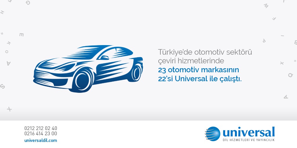 Otomotiv Çevirisi