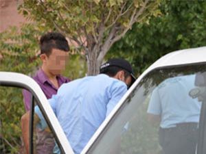 Otomobili dedesinden kaçırdı polise yakalandı