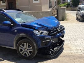 Konya’da otomobiller çarpıştı: 1 yaralı
