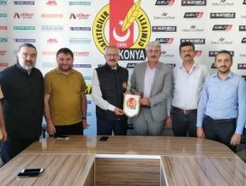 Solmaz ve Öztürk’ten Konya Gazeteciler Cemiyeti’ne ziyaret