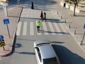 Konya’da yaya öncelikli trafik denetimi