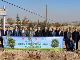 Konyada dikilen fidanlar geleceğe nefes oluyor