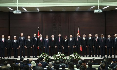 Cumhurbaşkanı Erdoğan kabine üyelerini açıkladı