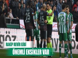 Beşiktaş-Konyaspor, Rakipte eksik çok!