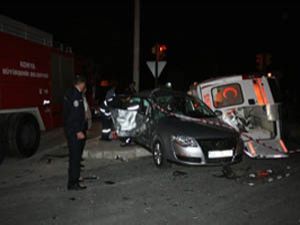 Konyada yollar kan gölüne döndü