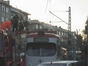 Tramvay seferleri durdu