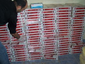 30 bin paket kaçak sigara yakalandı