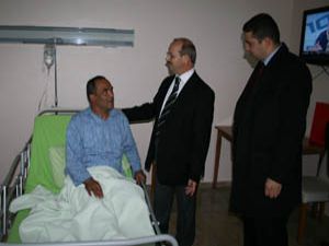Taburcu olur olmaz görevimin başındayım