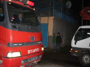 Beyşehirde televizyon patladı