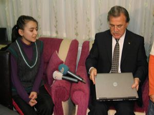 Küçük Esmanura sürpriz ziyaret