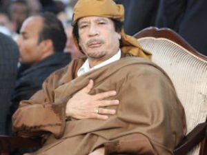 Kaddafi için yolu sonu