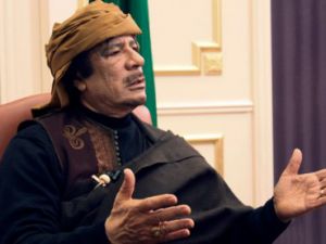 Kaddafi PKKya sahip çıktı