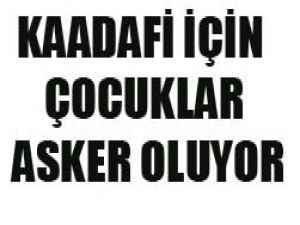 Libyada çocuk askerler