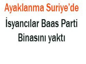 İsyan dalgası Suriyede