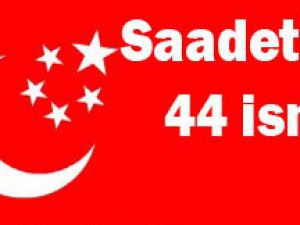 İşte Saadetin aday adayları;