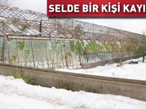 Antalyada dolu ve sel: Bir kişi kayıp