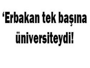 Aydınlar Ocağı Erbakan hocayı andı