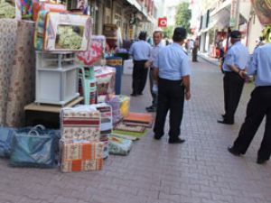 Kaldırımı işgal edenlere ceza geliyor
