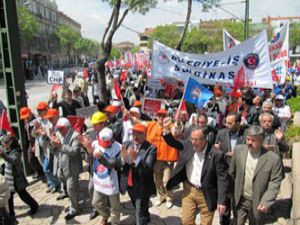 İşçi Bayramı coşkuyla kutlandı
