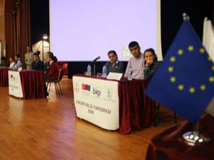 Öğrenciler Avrupa için yarıştı