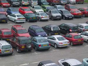 Akşehirde otopark düzenleme çalışması