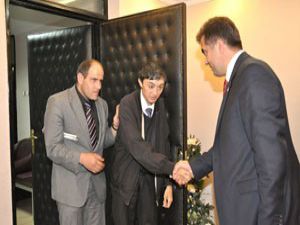Başkan Kalaycı engelli sporcuları kabul etti