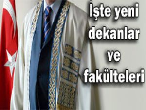 Konyaya 3 yeni dekan atandı