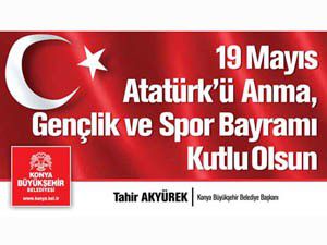 Başkan Akyürekin 19 Mayıs mesajı