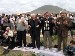 Karapınarda şükür duası yapıldı