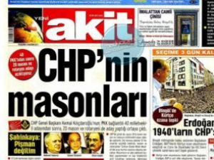 Yeni Akitin manşeti CHPyi yine kızdıracak!