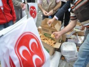 MHPli milletvekili adayı 8 bin püskevit dağıttı