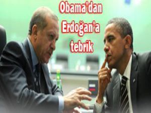 Obama Erdoğanı tebrik etti