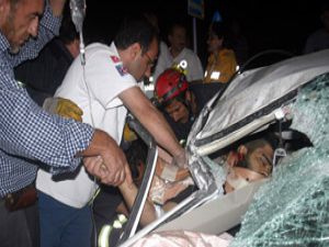 Konyada trafik kazası: 1 ölü 5 yaralı