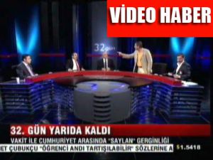 Canlı yayında birbirine girdiler!