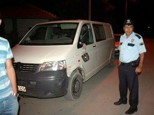 Dur ihtarına uymayınca kaza yaptı