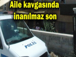 2 yaşındaki kızının gözü önünde atladı