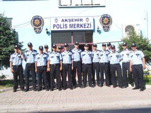 Akşehirde 33 polis adayı staja başladı