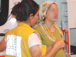 Eşiyle tartıştı, yolda sancısı tuttu
