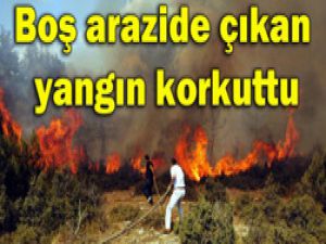 Konyada korkutan yangın