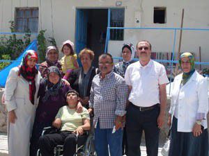 Hilal tekerlekli sandalyesine kavuştu