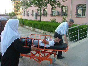 Saman boşaltırken düştü