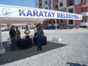 Akyıldız konutlarında kura çekimi