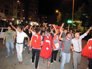 Seydişehirde PKK protesto edildi