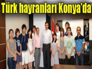 Japon öğrenciler Konyada
