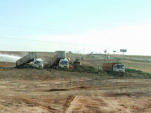 Kulu Makas Köprülü Kavşak inşaatı sürüyor