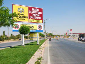 Karapınar-Ereğli yolunun çehresi değişiyor
